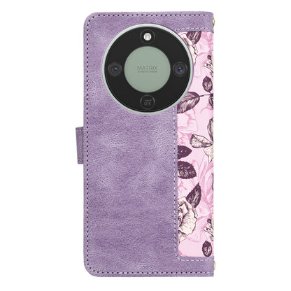 Калъф за Honor Magic8 Lite, Techsuit, FlipCraft, Лилав