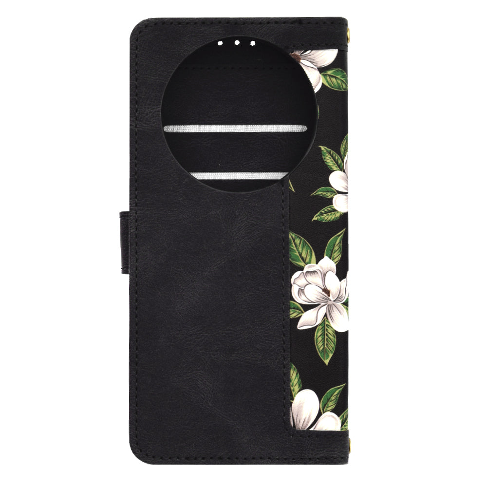 Калъф за Honor Magic8 Lite, Techsuit, FlipCraft, Черен