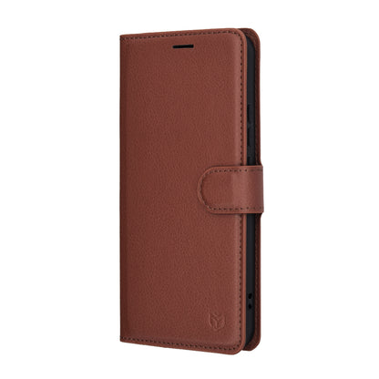 Калъф за Honor Magic8 Lite, Techsuit, Leather Folio, Кафяв