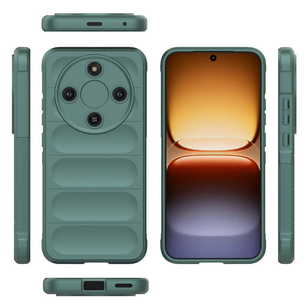 Case for Honor Magic8 Lite, Techsuit, Magic Shield, Green