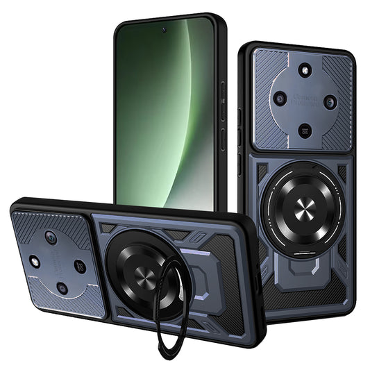 Калъф за Honor Magic8 Lite, Techsuit, RuggedCam, Син