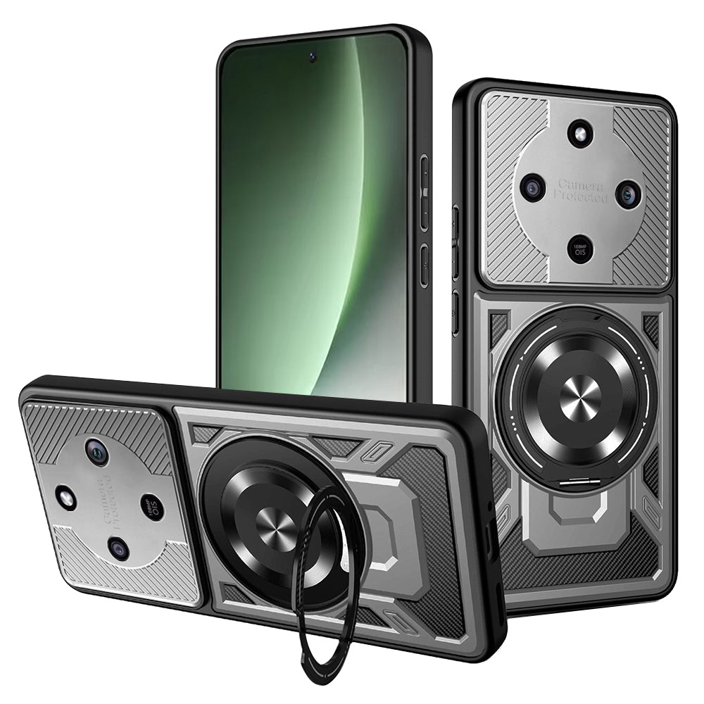 Калъф за Honor Magic8 Lite, Techsuit, RuggedCam, Сив