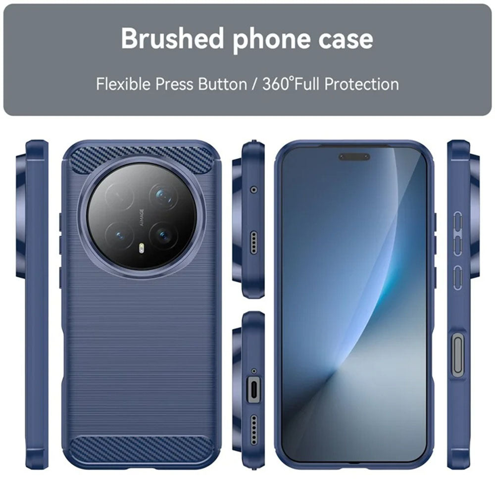 Case for Honor Magic8 Pro, Techsuit, Carbon, Blue