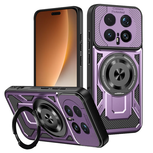 Case for Honor Magic8 Pro, Techsuit, RuggedCam, Purple