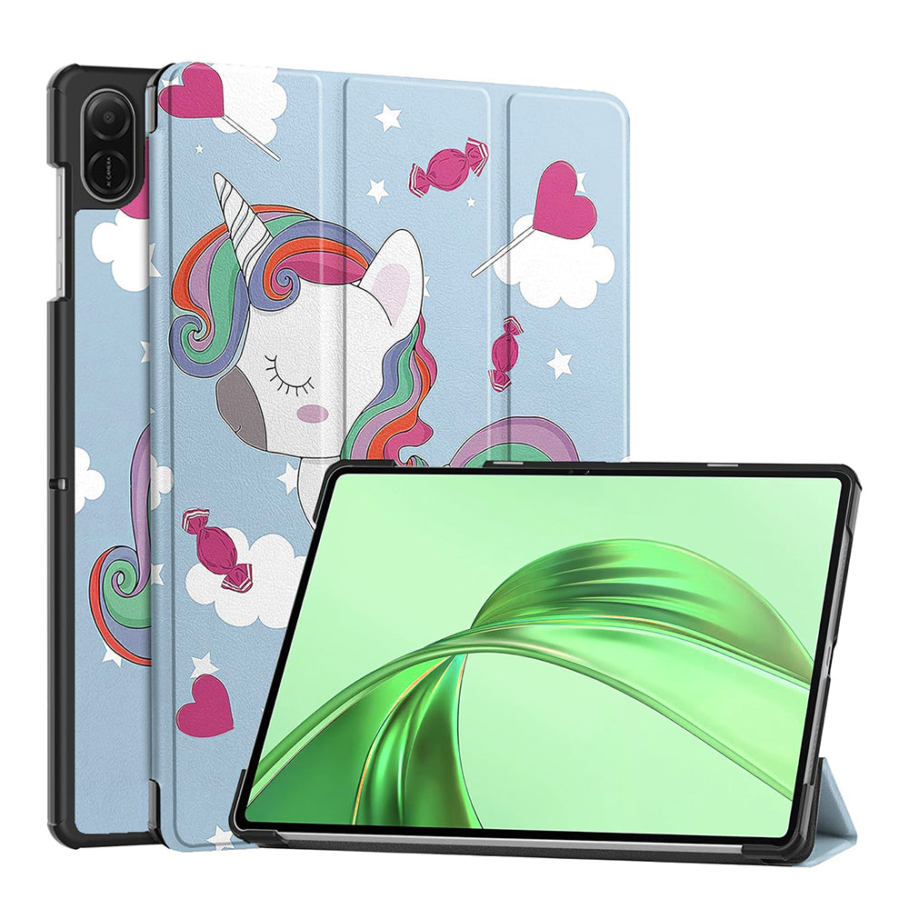 Калъф за Honor Pad X8a, Techsuit, FoldPro Unicorn, Многоцветен