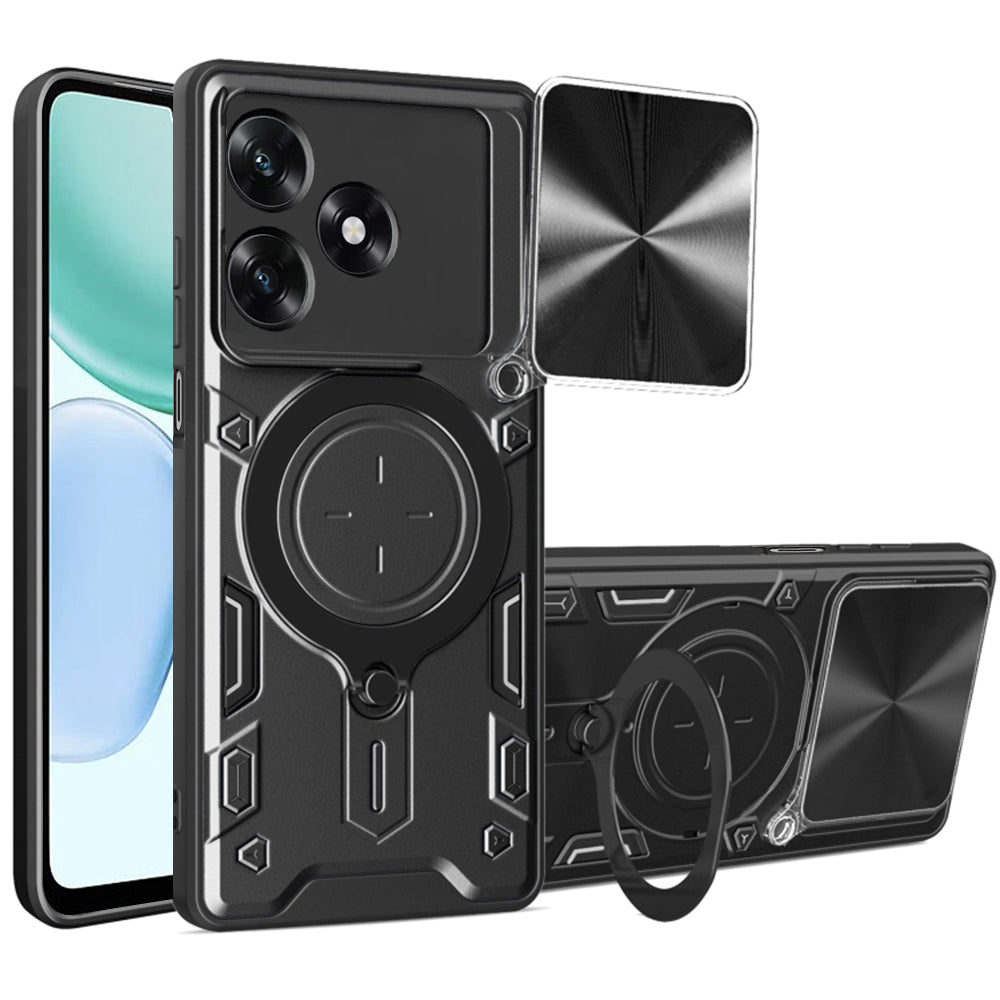 Case for Honor X5c Plus, Techsuit, CamGuard Pro, Black