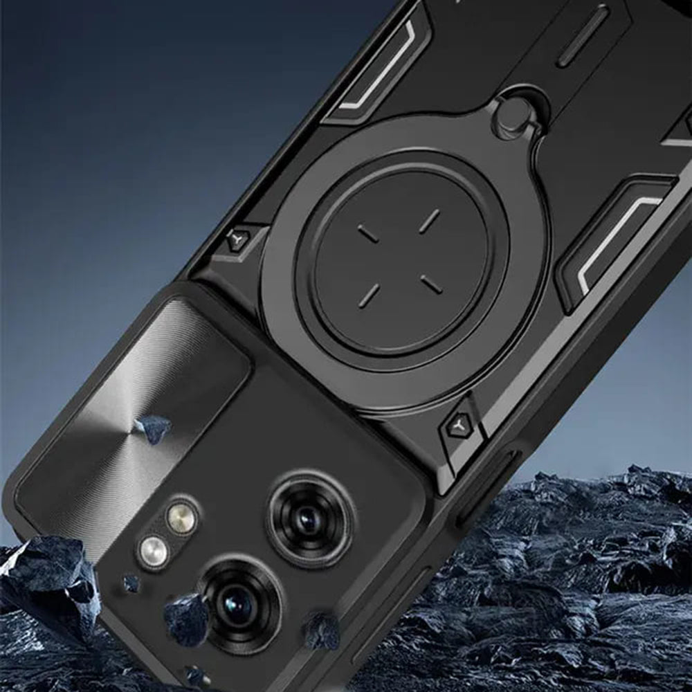 Калъф за Honor X5c Plus, Techsuit, CamGuard Pro, Червен