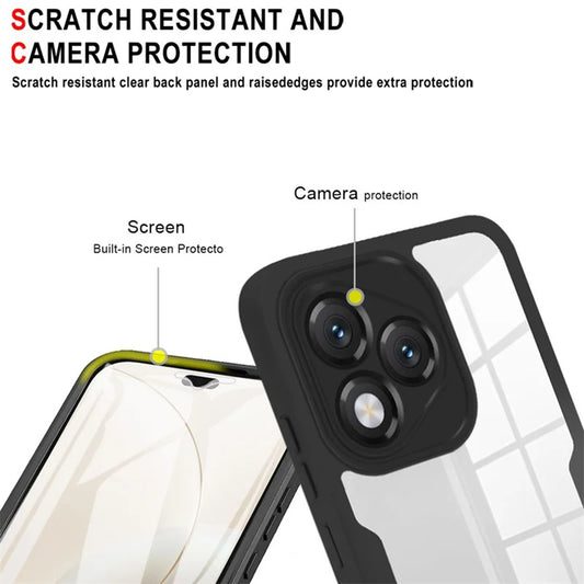 Калъф за Honor X5c Plus, Techsuit, ColorVerse 360, Черен