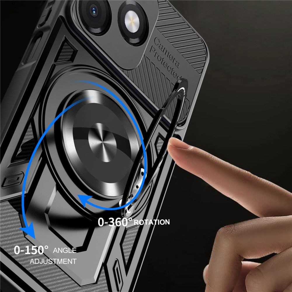 Калъф за Honor X5c Plus, Techsuit, RuggedCam, Син