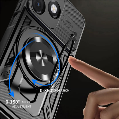 Калъф за Honor X5c Plus, Techsuit, RuggedCam, Син