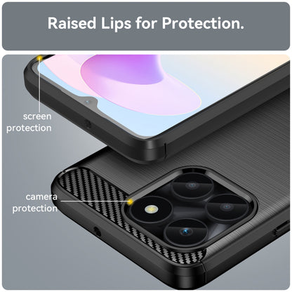 Калъф за Honor X6a, Techsuit, Карбон, Черен
