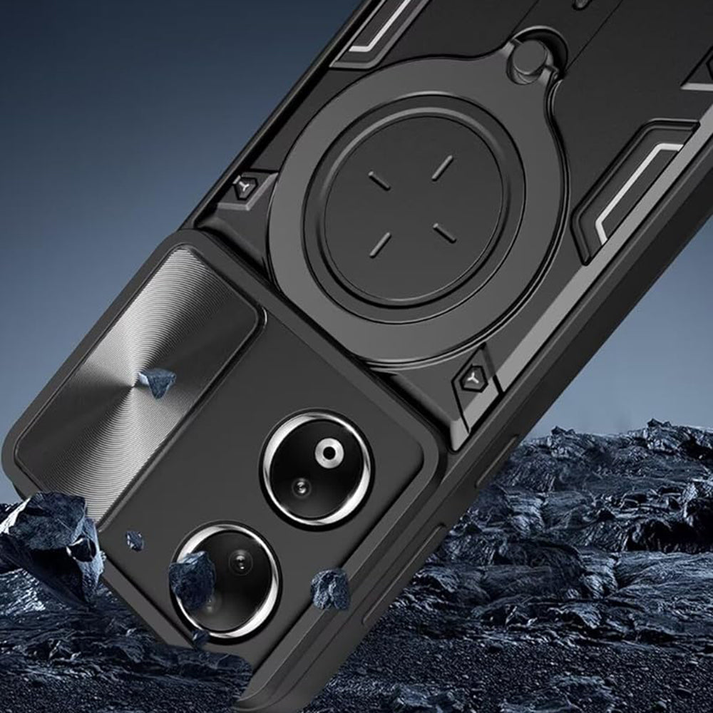 Case for Honor X7b 5G / 90 Smart / X7b 4G, Techsuit, CamGuard Pro, Black