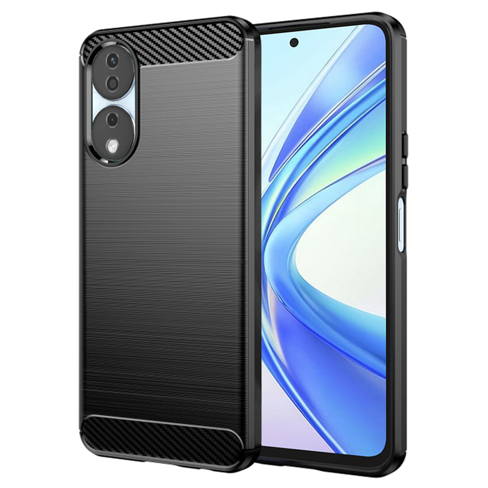 Калъф за Honor X7b 5G / 90 Smart / X7b 4G, Techsuit, Карбон, Черен