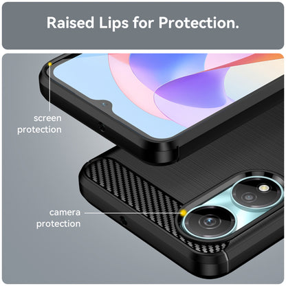 Калъф за Honor X7b 5G / 90 Smart / X7b 4G, Techsuit, Карбон, Черен