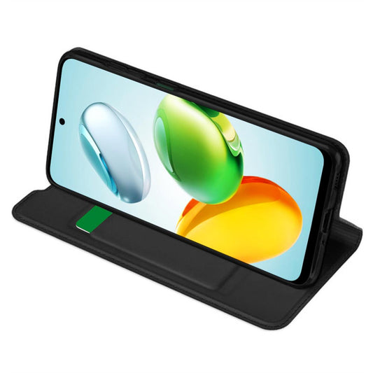 Калъф за Honor X7c / 200 Smart, Techsuit, Magskin Book, Черен