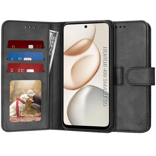Калъф за Honor 400 Smart 4G / X7d 4G, Techsuit, Diary Book, Черен