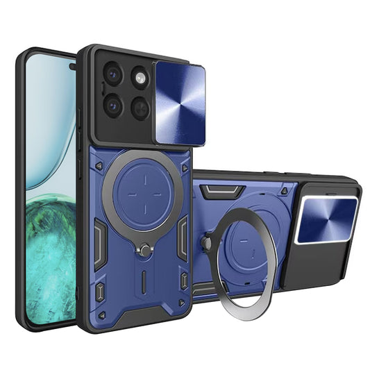 Калъф за Honor X8c, Techsuit, CamGuard Pro, Син