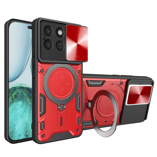 Калъф за Honor X8c, Techsuit, CamGuard Pro, Червен