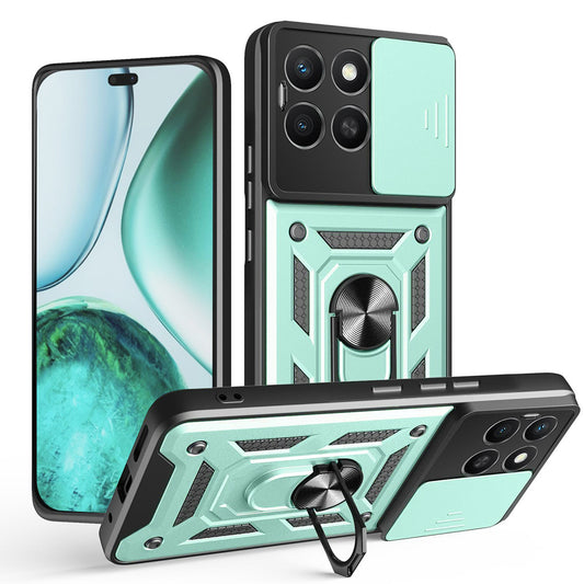 Калъф за Honor X8c, Techsuit, CamShield, Зелен