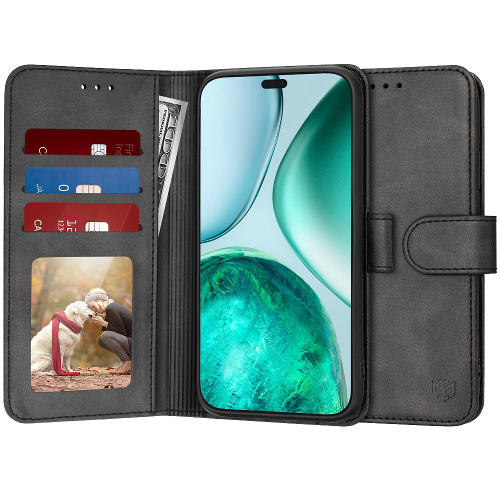 Калъф за Honor X8c, Techsuit, Diary Book, Черен