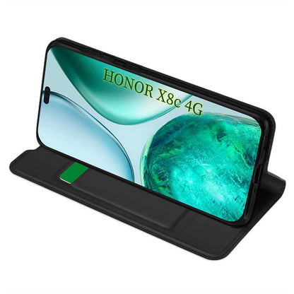Калъф за Honor X8c, Techsuit, Magskin Book, Черен