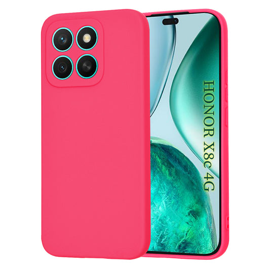 Калъф за Honor X8c, Techsuit, SoftFlex, Тъмнорозов