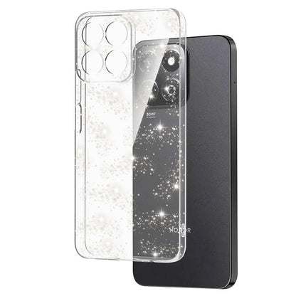 Калъф за Honor X8c, Techsuit, SparkleSkin, Прозрачен