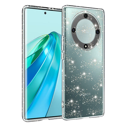 Калъф за Honor X9a, Techsuit, SparkleSkin, Прозрачен