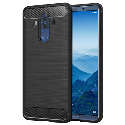 Калъф за Huawei Mate 10 Pro, Techsuit, Карбон, Черен