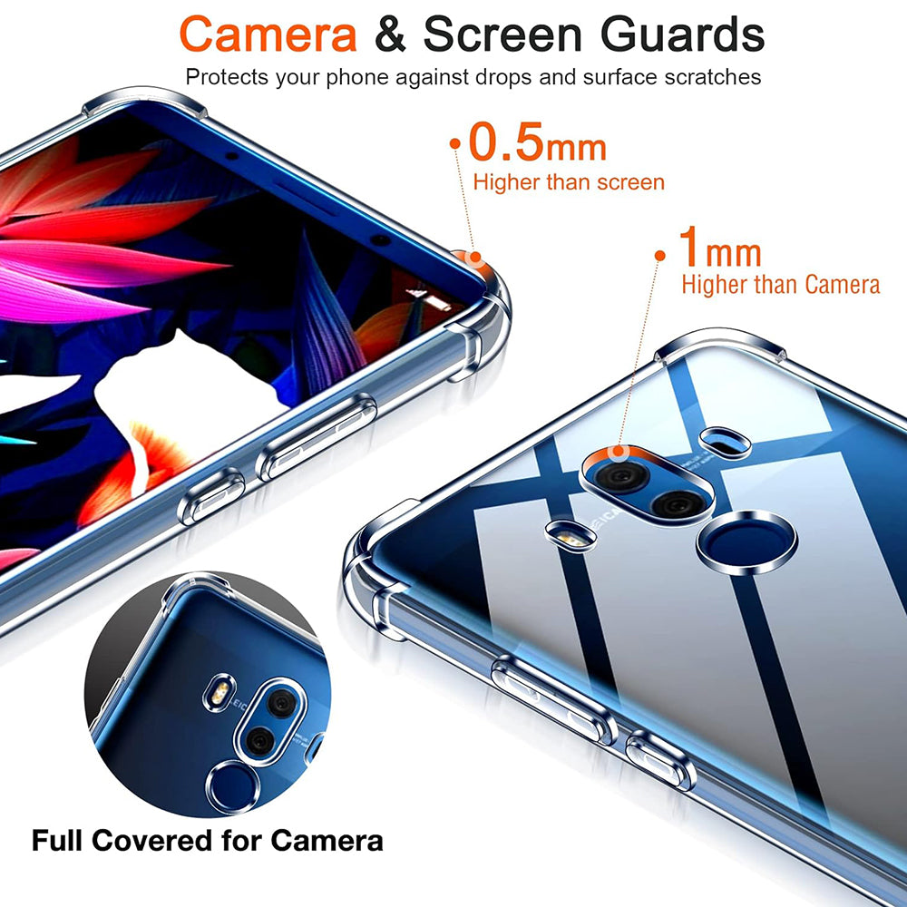 Калъф за Huawei Mate 10 Pro, Techsuit, Shockproof Clear, Прозрачен