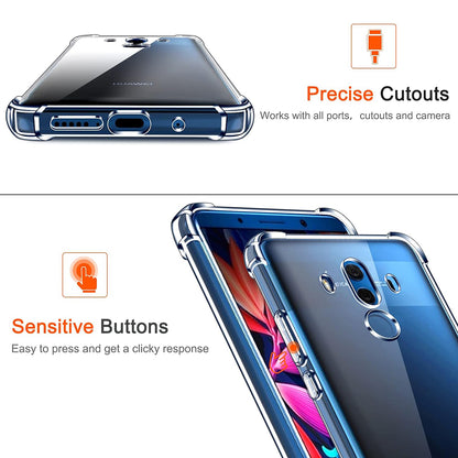 Калъф за Huawei Mate 10 Pro, Techsuit, Shockproof Clear, Прозрачен