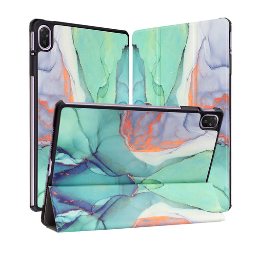 Калъф за Huawei MatePad 11.5 (2025), Techsuit, FoldPro Green Time, Многоцветен