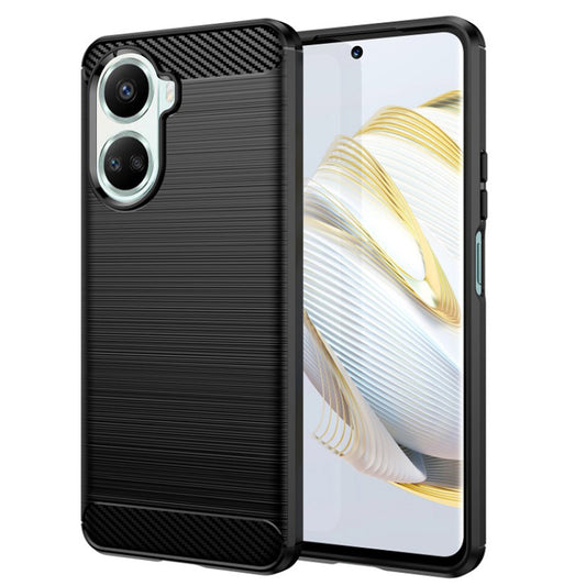 Калъф за Huawei nova 10 SE, Techsuit, Карбон, Черен