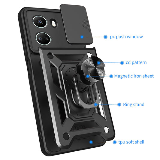 Калъф за Huawei nova 11 SE / nova 12 SE, Techsuit, CamShield, Зелен
