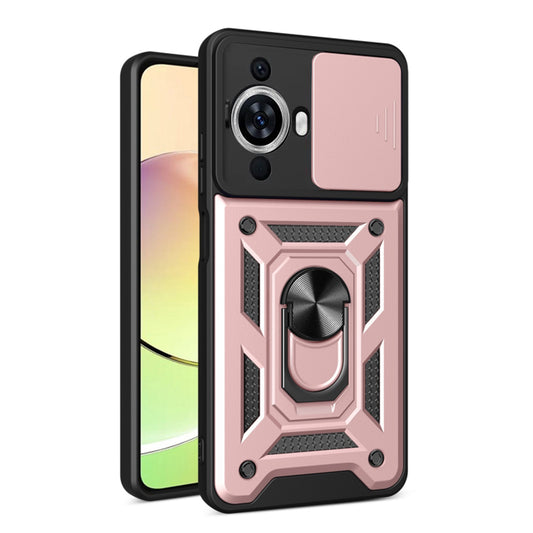 Калъф за Huawei nova 12s / nova 11, Techsuit, CamShield, Розов