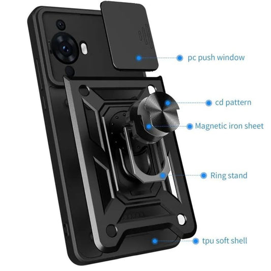 Калъф за Huawei nova 12s / nova 11, Techsuit, CamShield, Розов