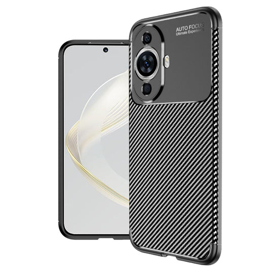 Калъф за Huawei nova 12s / nova 11, Techsuit, CarbonFiber, Черен