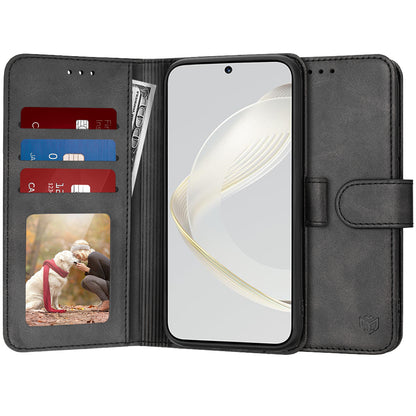 Case for Huawei nova 12s / nova 11, Techsuit, Diary Book, Black