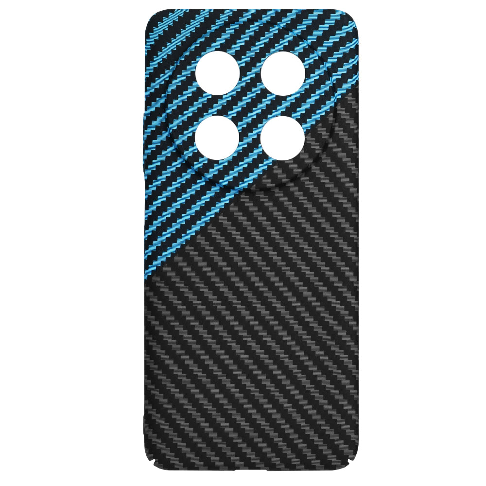 Калъф за Huawei nova 13i / nova 12i, Techsuit, Carbonite FiberShell, Черно Синьо