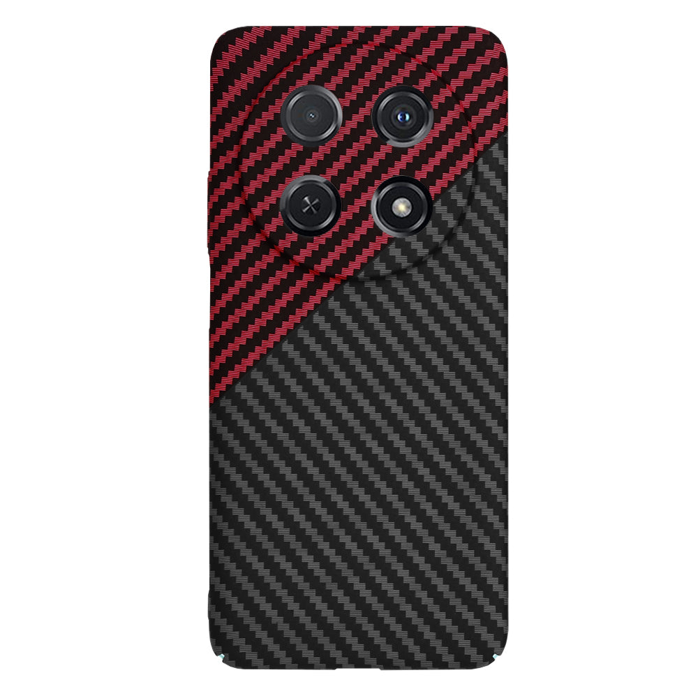 Калъф за Huawei nova 13i / nova 12i, Techsuit, Carbonite FiberShell, Черно Червен