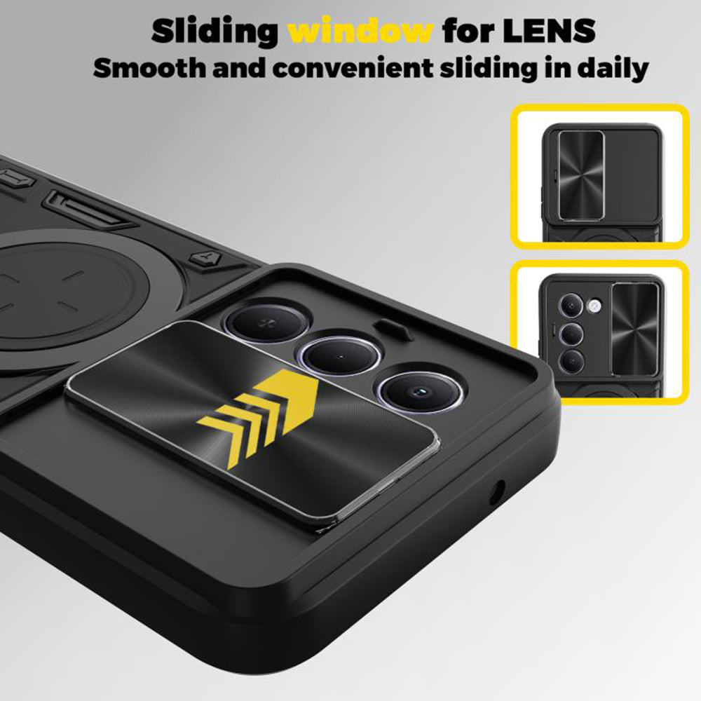 Калъф за Huawei nova 14 Pro, Techsuit, CamGuard Pro, Черен