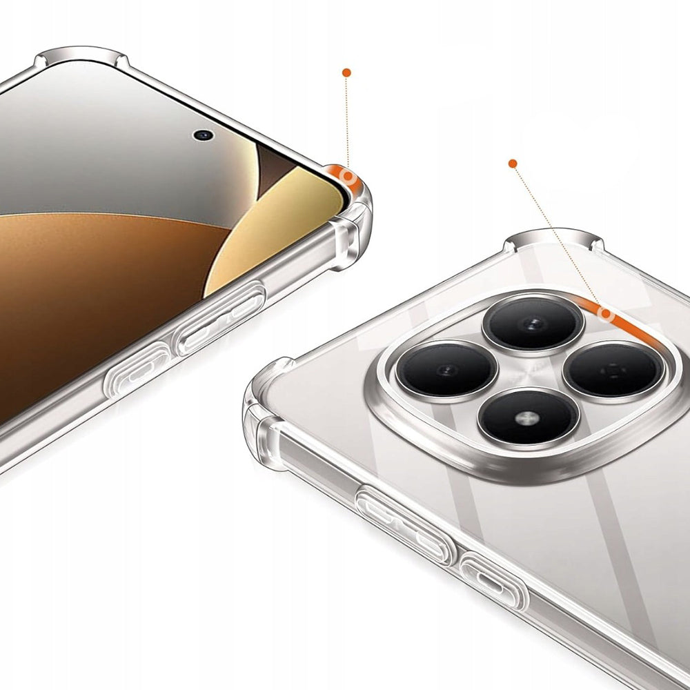 Калъф за Huawei nova 14 Pro, Techsuit, Shockproof Clear, Прозрачен