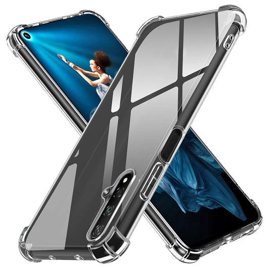 Калъф за Huawei nova 5T / Honor 20, Techsuit, противоударен прозрачен, прозрачен