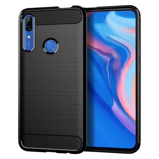 Калъф за Huawei P Smart Z, Techsuit, Карбон, Черен