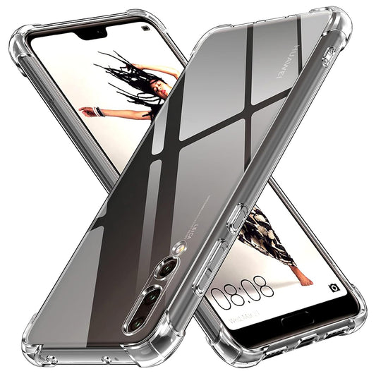 Калъф за Huawei P20 Pro, Techsuit, Shockproof Clear, Прозрачен