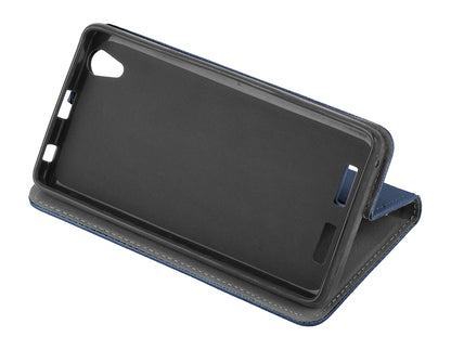 Калъф за Huawei P30 lite New Edition / P30 lite, OEM, Smart Magnet, Тъмносин