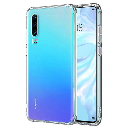 Калъф за Huawei P30, Techsuit, противоударен прозрачен, прозрачен