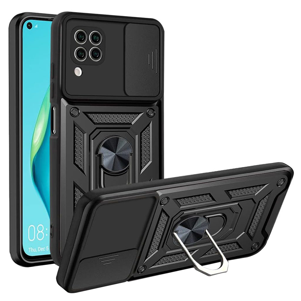 Калъф за Huawei P40 lite 4G, Techsuit, CamShield, Черен