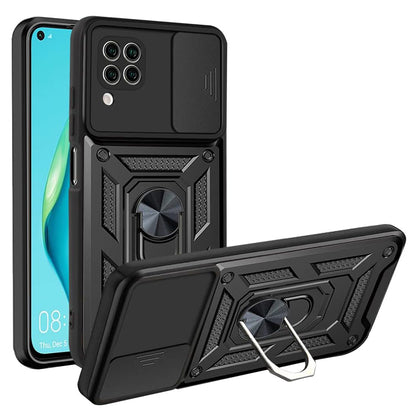 Калъф за Huawei P40 lite 4G, Techsuit, CamShield, Черен