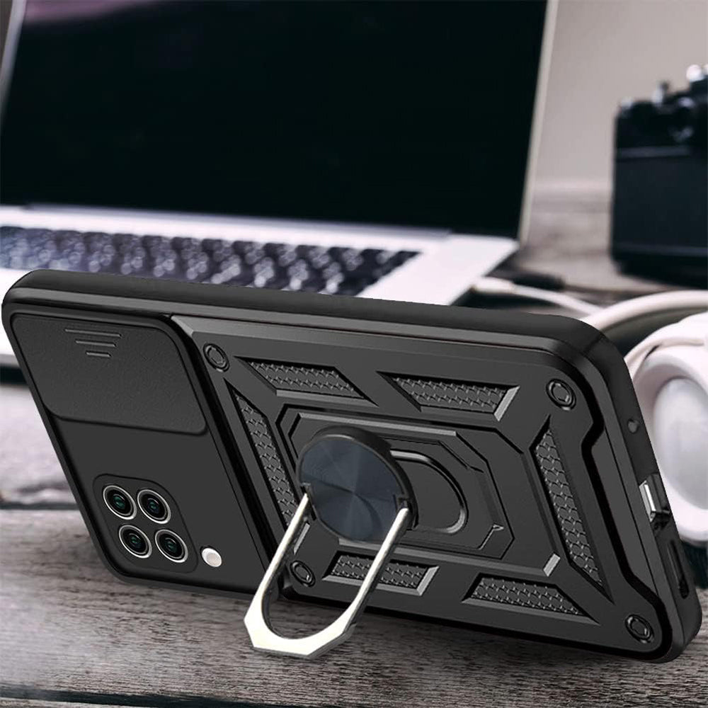 Калъф за Huawei P40 lite 4G, Techsuit, CamShield, Черен